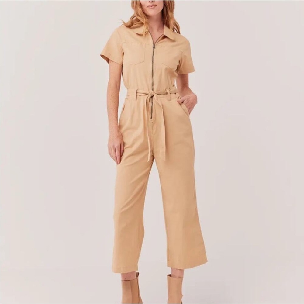 Pact Boulevard Zip Utility Jumpsuit